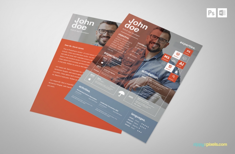 Free Creative Resume and Cover Letter Template