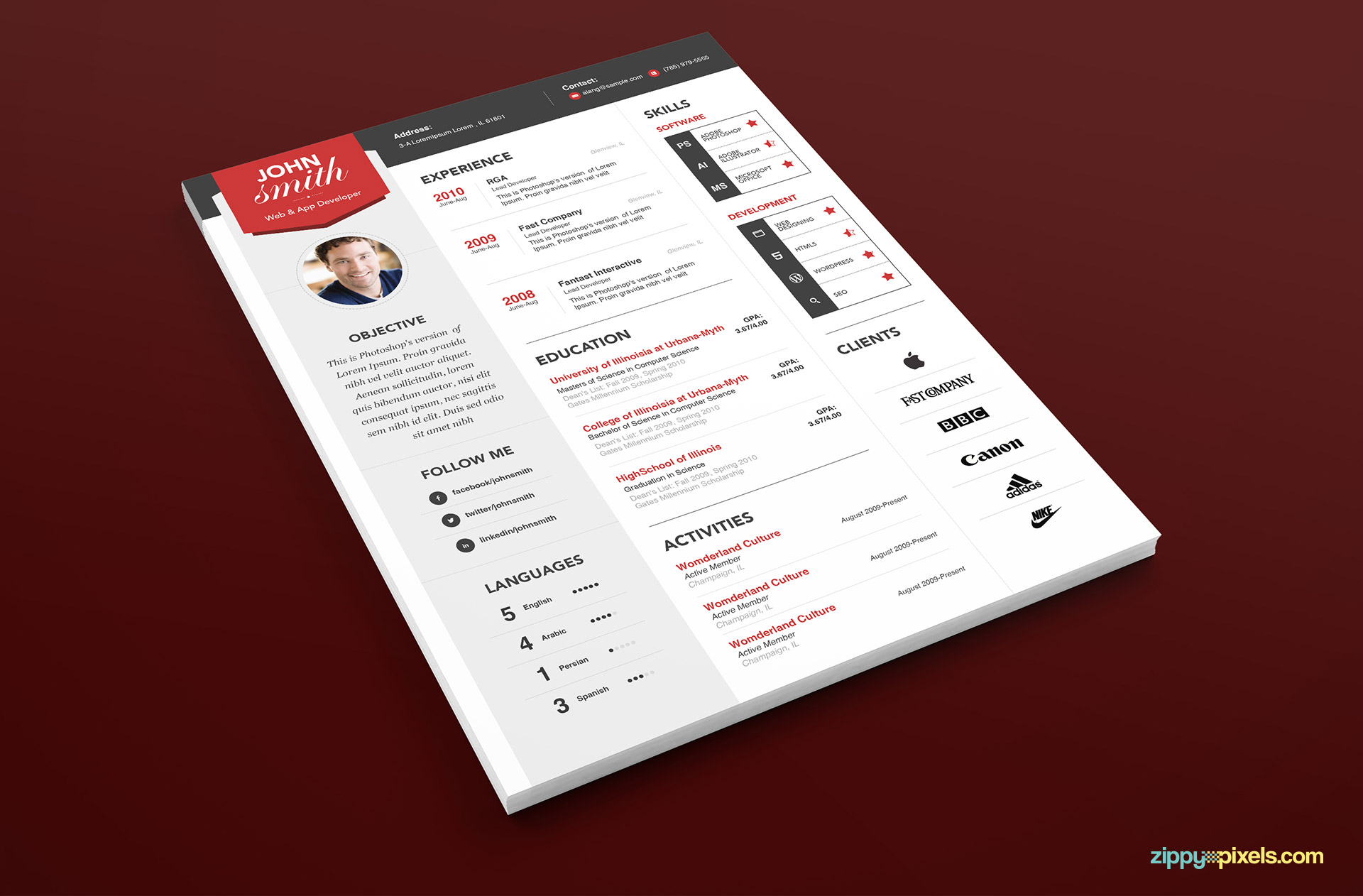 Modern Resume Template