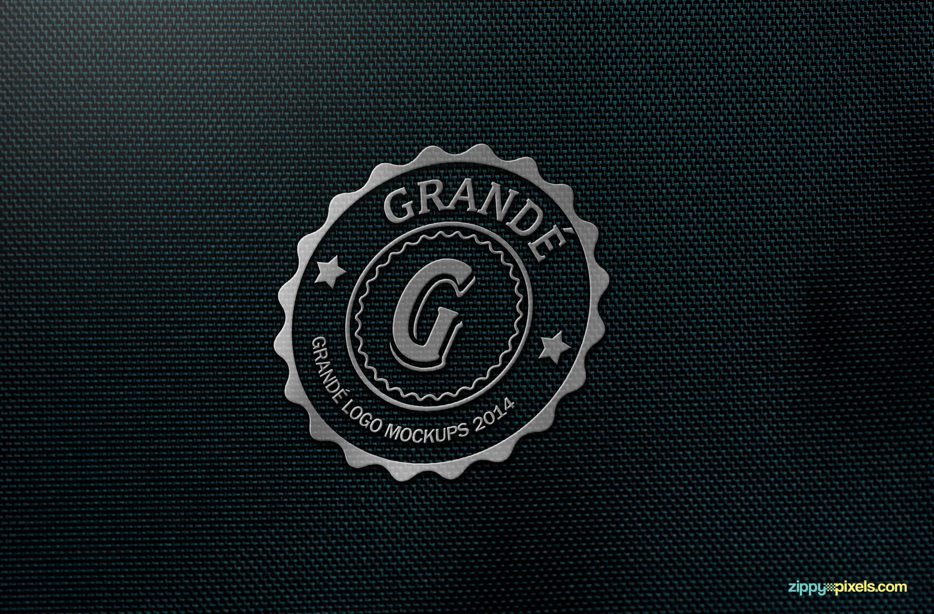 Embossed Farbric Logo Mockup