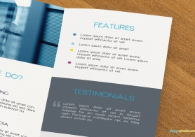 branding flyer mockup