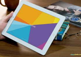 Free Photorealistic Device Mockup of iPad