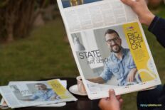 Newspaper Editorial Ad Mockup – Advertisement Design