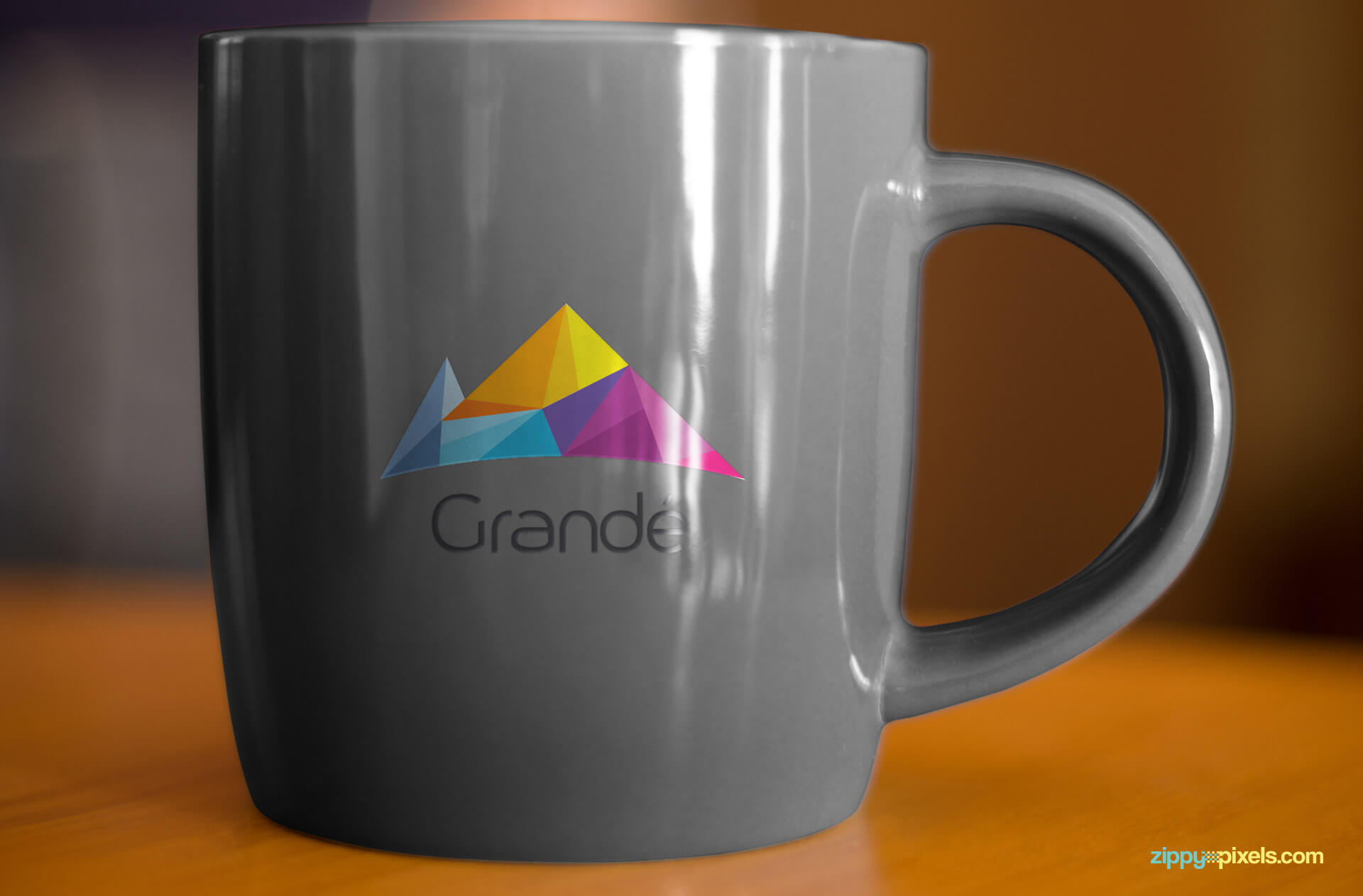 Branding Mockup for Coffee Mug with Logo