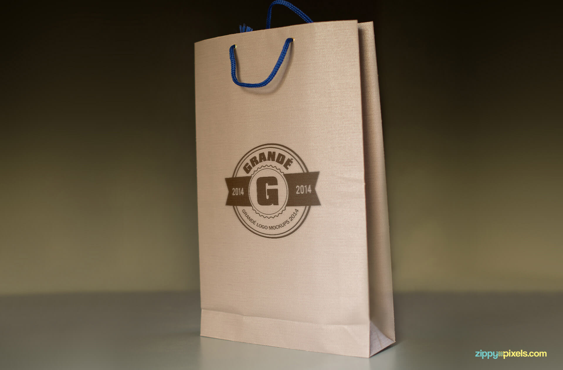 Branded Shopping Bag Mockup