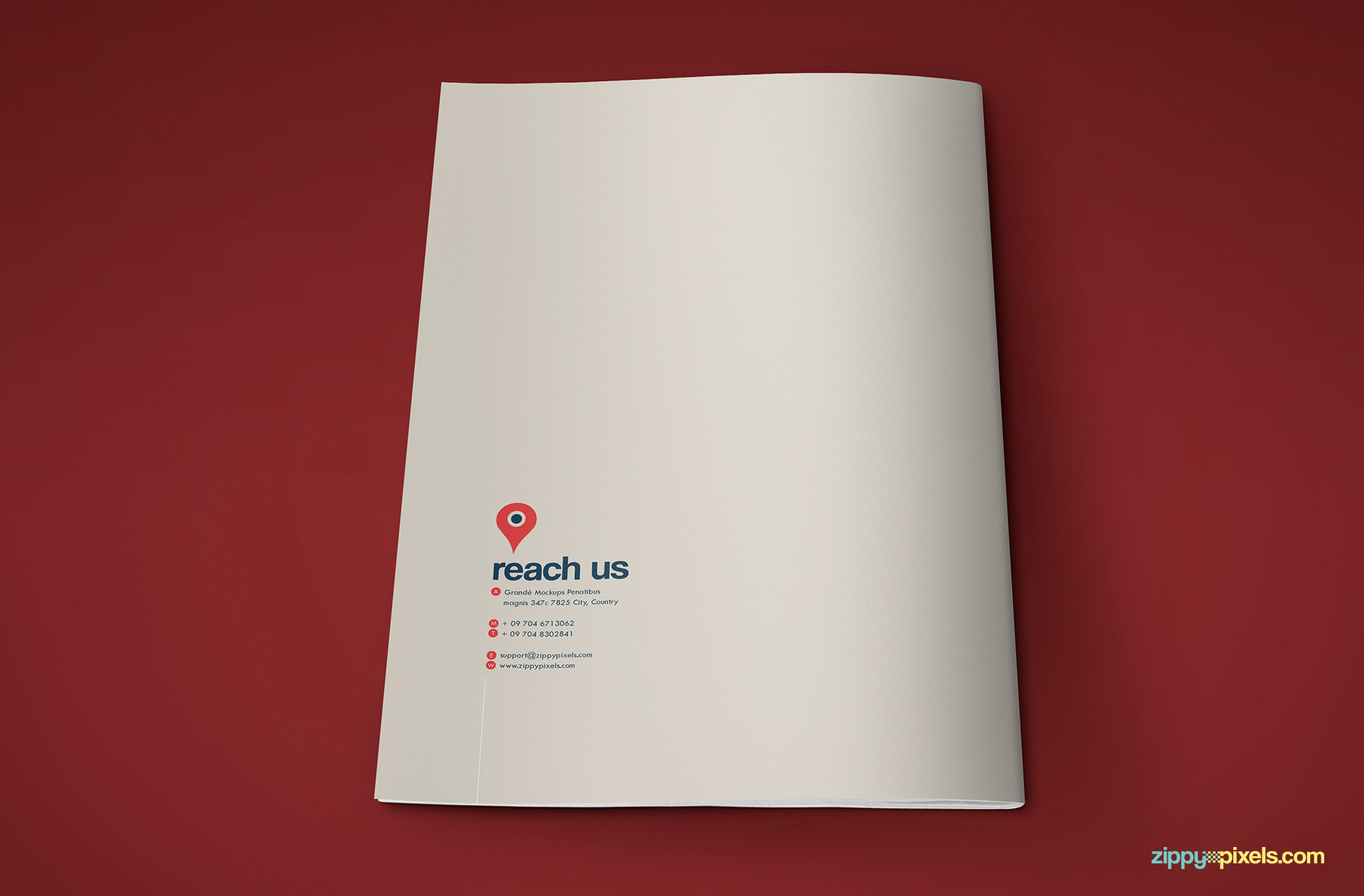 Back Cover of Professional Brand Guidelines Template