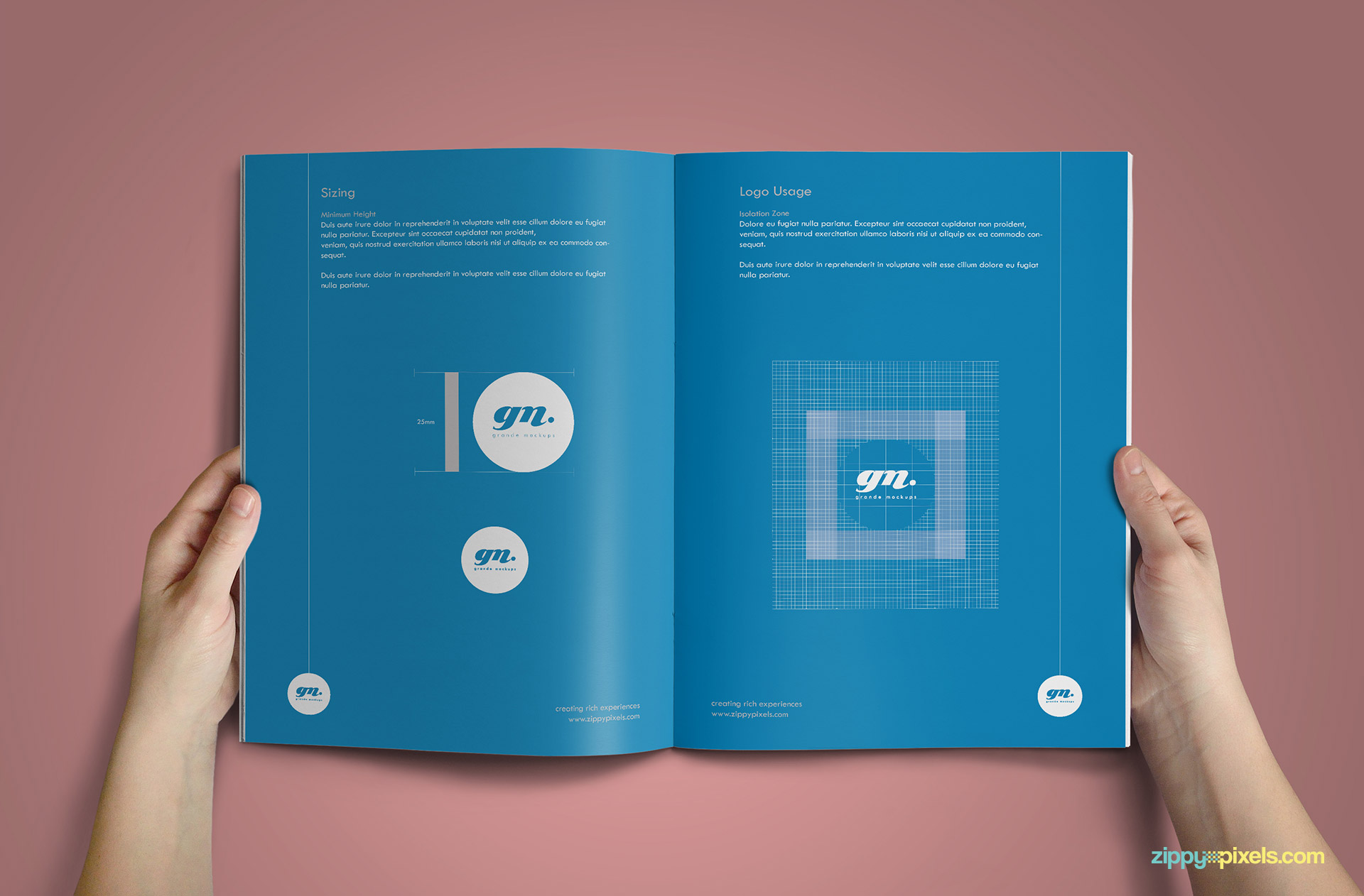 Clean Brand Book Template - Logo Guidelines