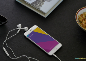 5 Free iPhone 6s Photorealistic PSD Mockups