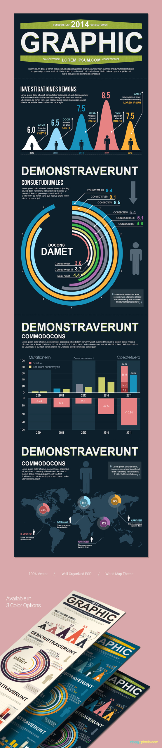 Financial-infographics-vector-psd-template-presentation