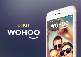 WOHOO – FREE Mobile UI KIT