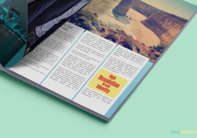 customizable magazine mockup