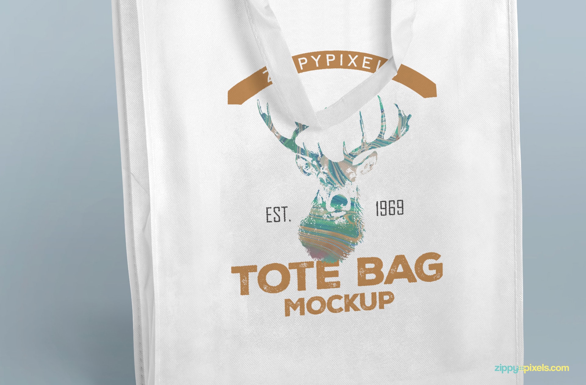 Showcase your designs on this free tote bag.