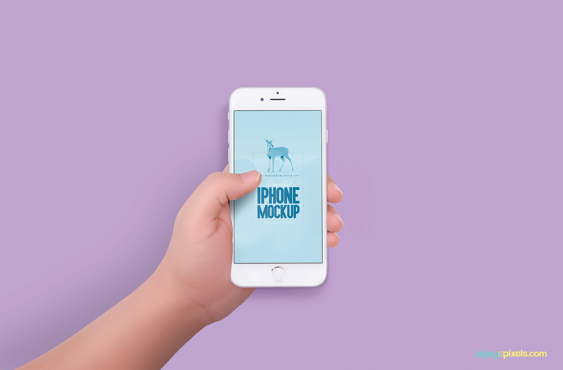 Free iPhone 6S design mockup for app designers