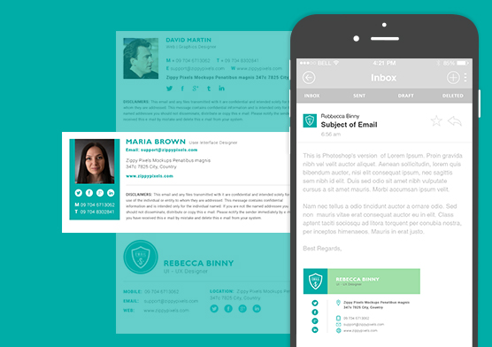 10 Free Email Signature Templates With Awesome Designs