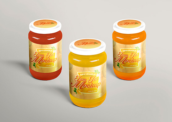 Free Delightful Jam Jar Mockup