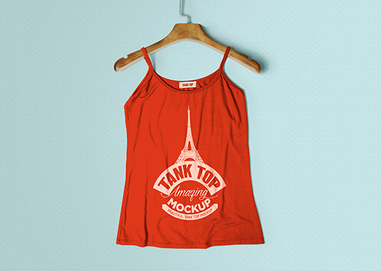 Free Tank Top Mockup | Ladies Edition