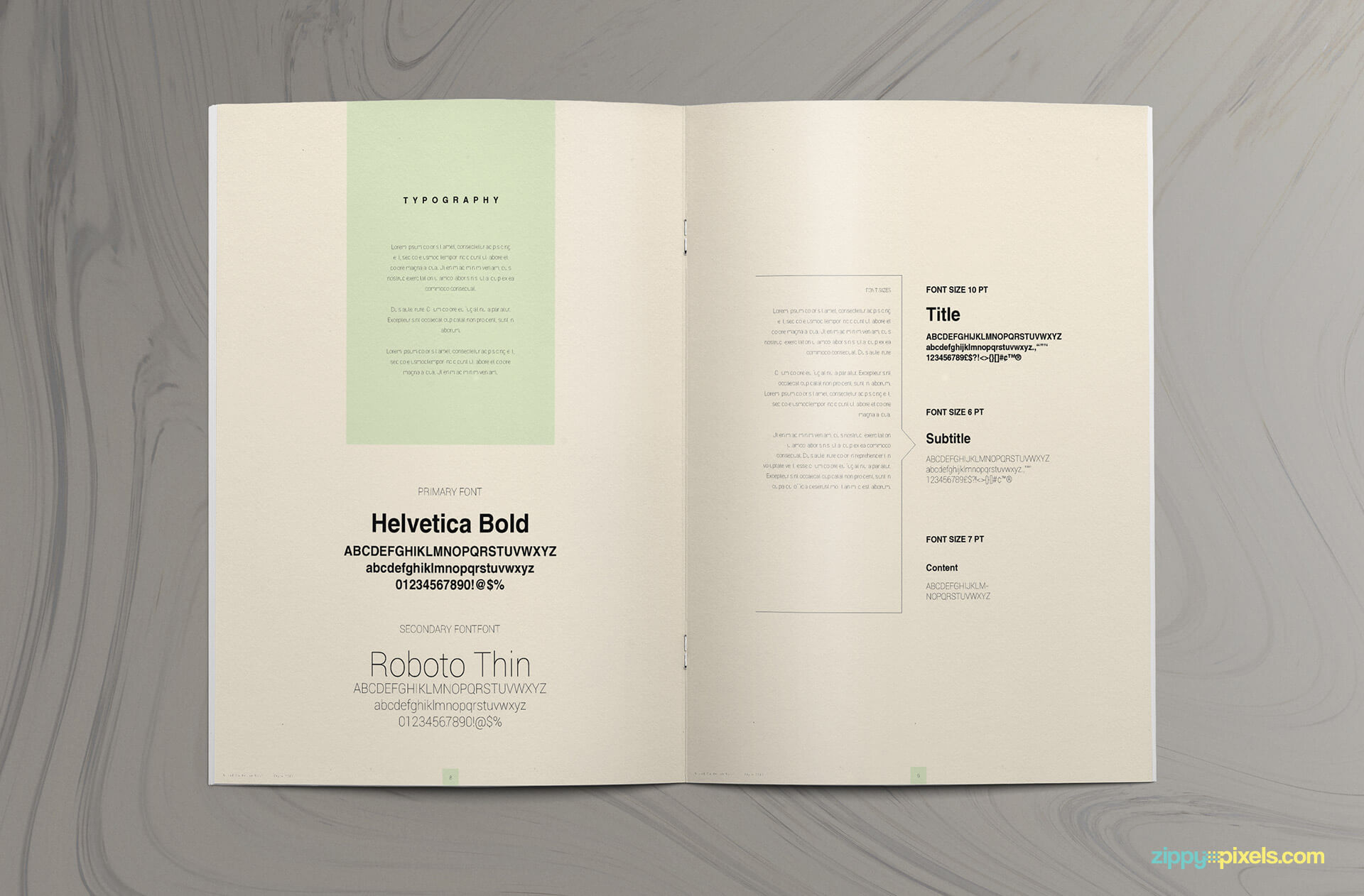 fully customizable corporate brand style guide