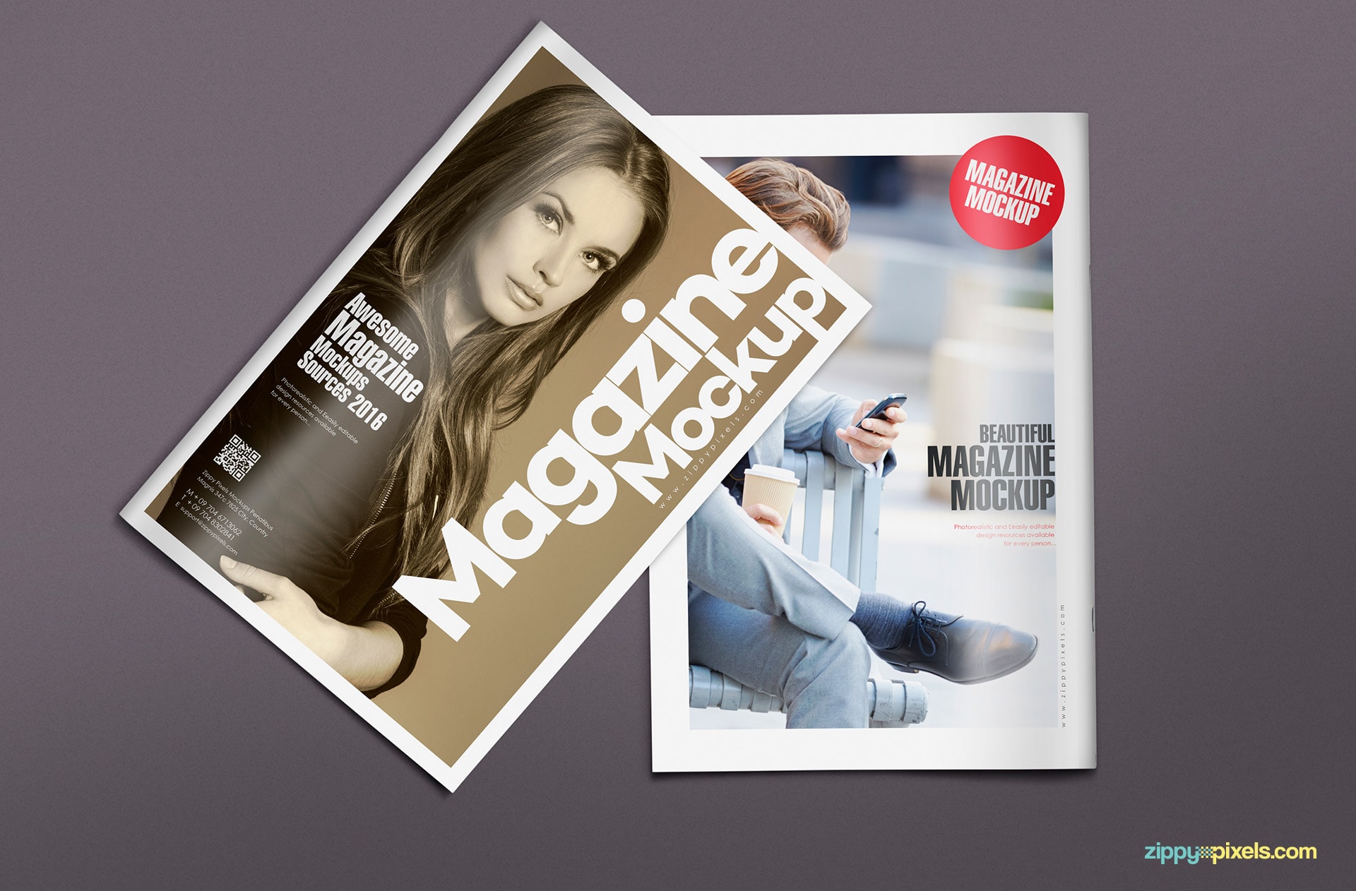 Photoshop magazine mock ups