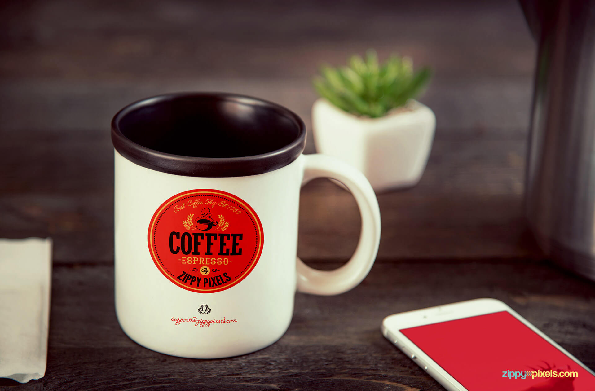 ideal coffee brand mockups