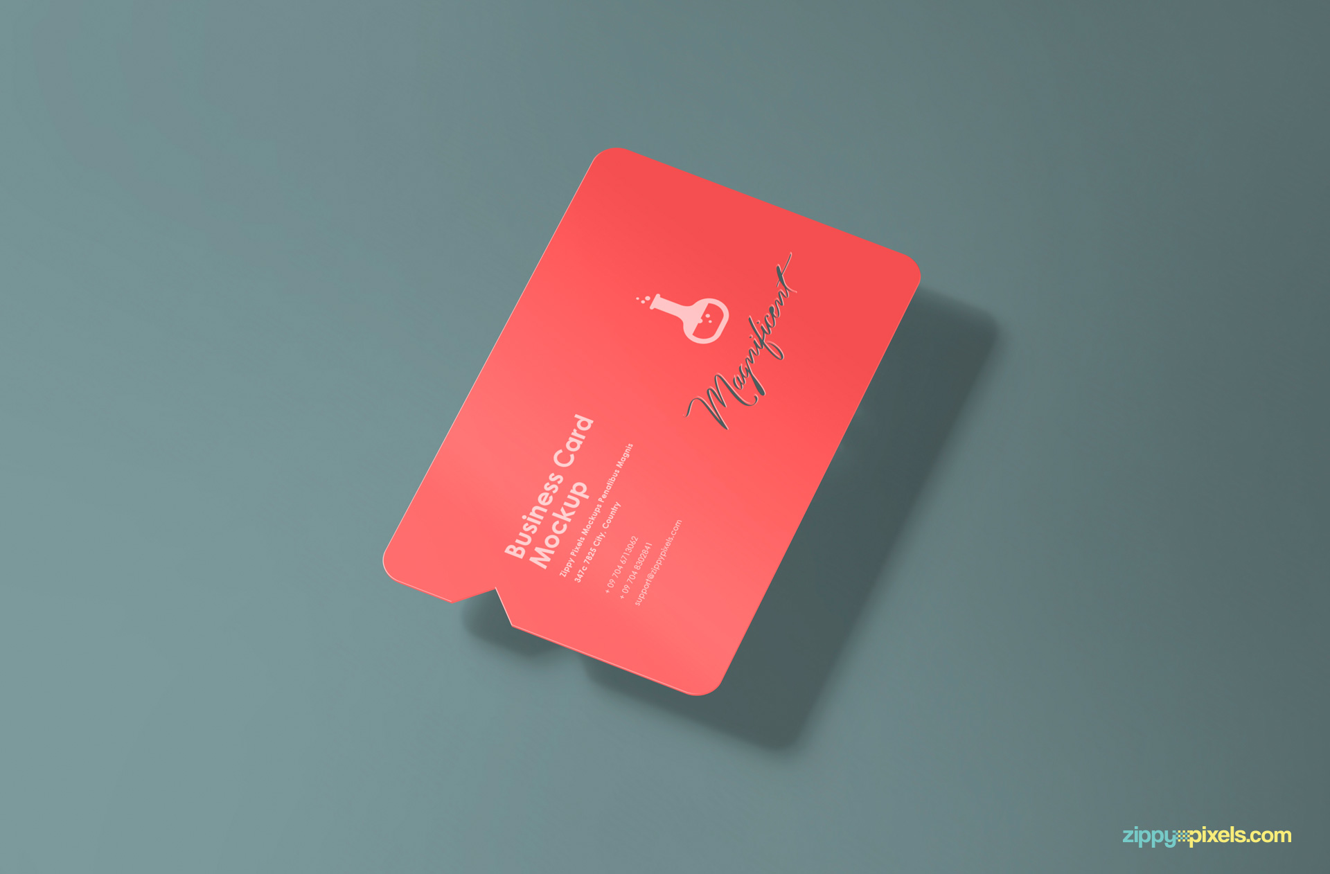 print ready free die cut business card mocks