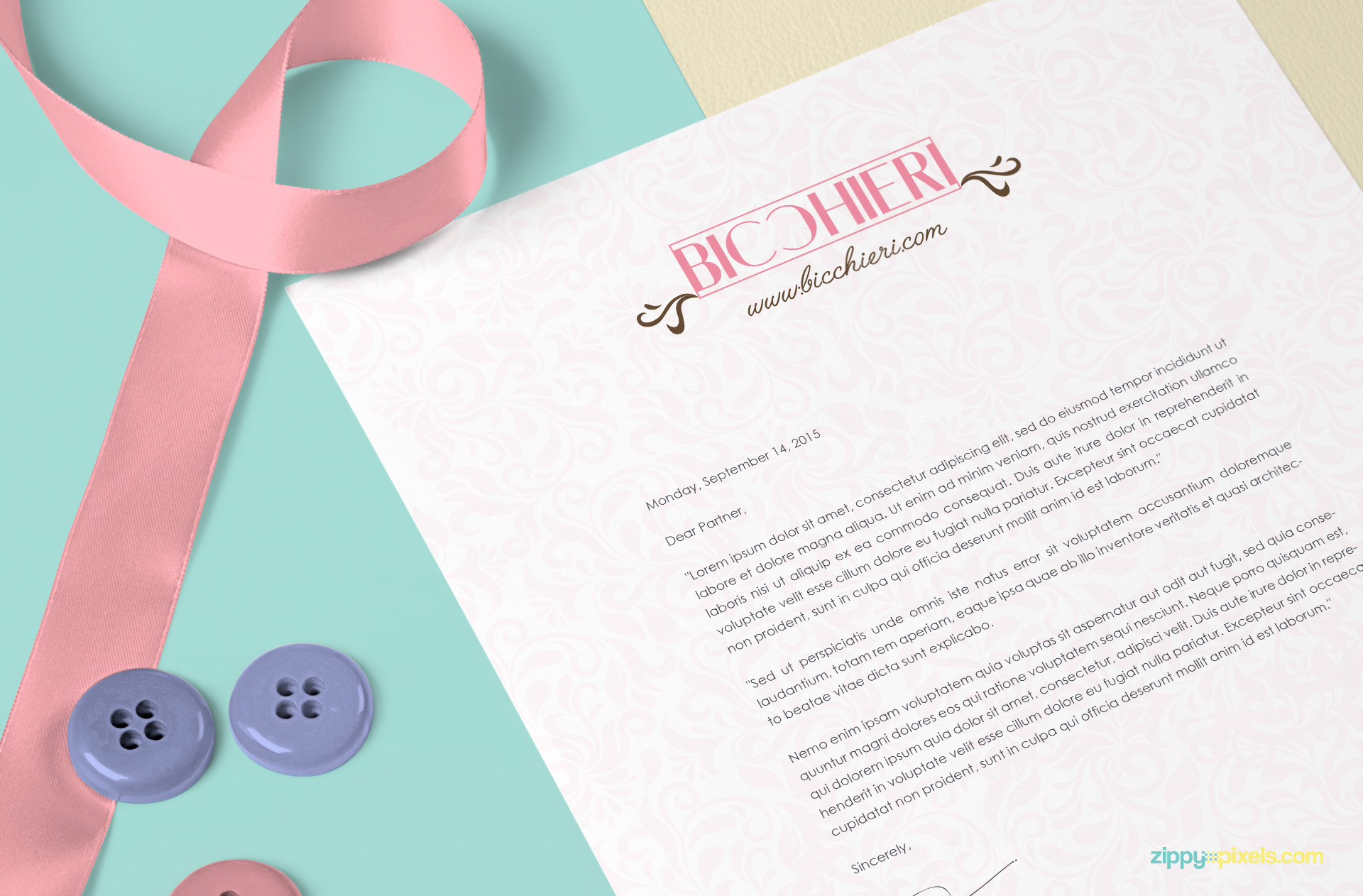 free us letter size paper mock-up with smart object based customizations