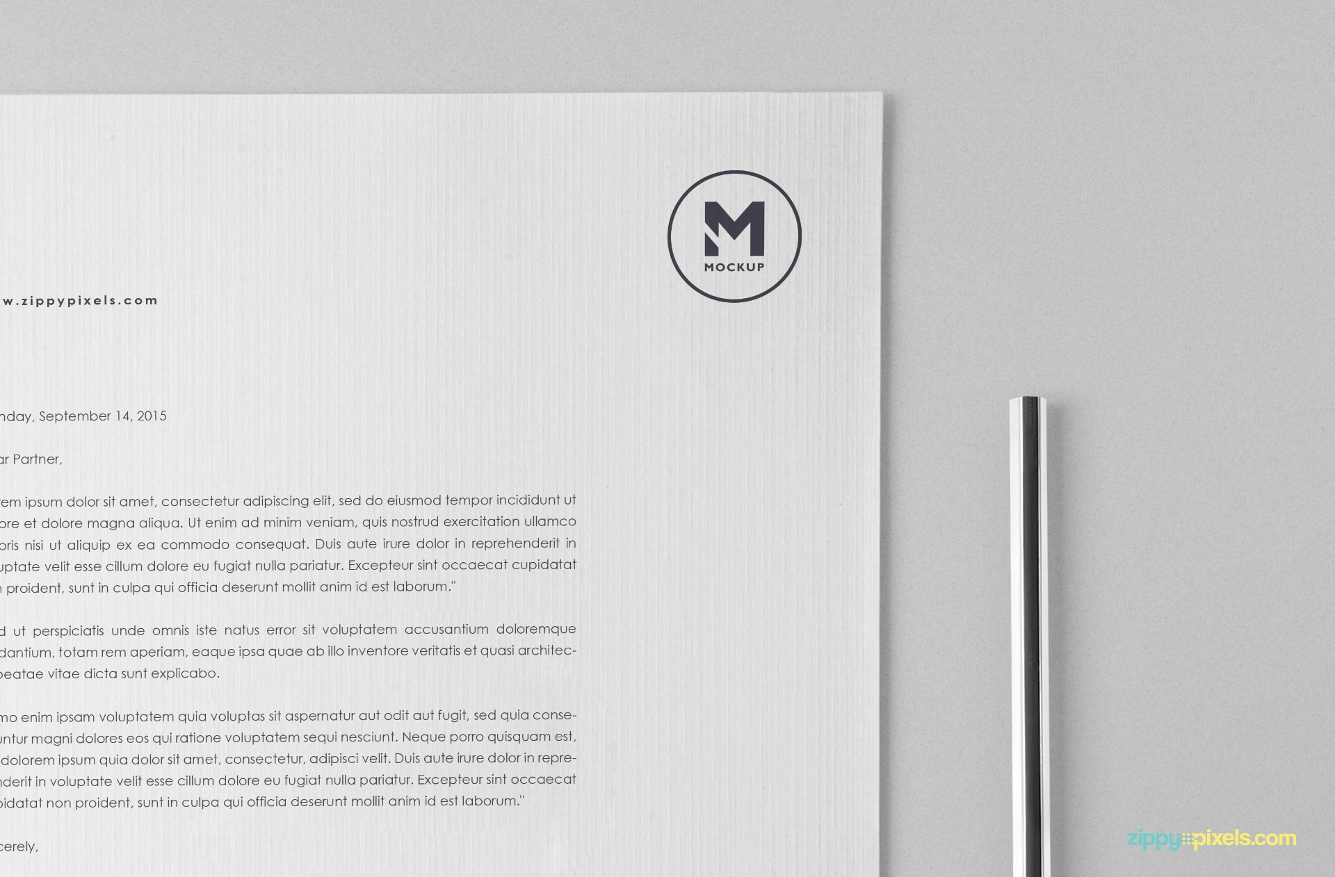 free letterhead psd with customizable design