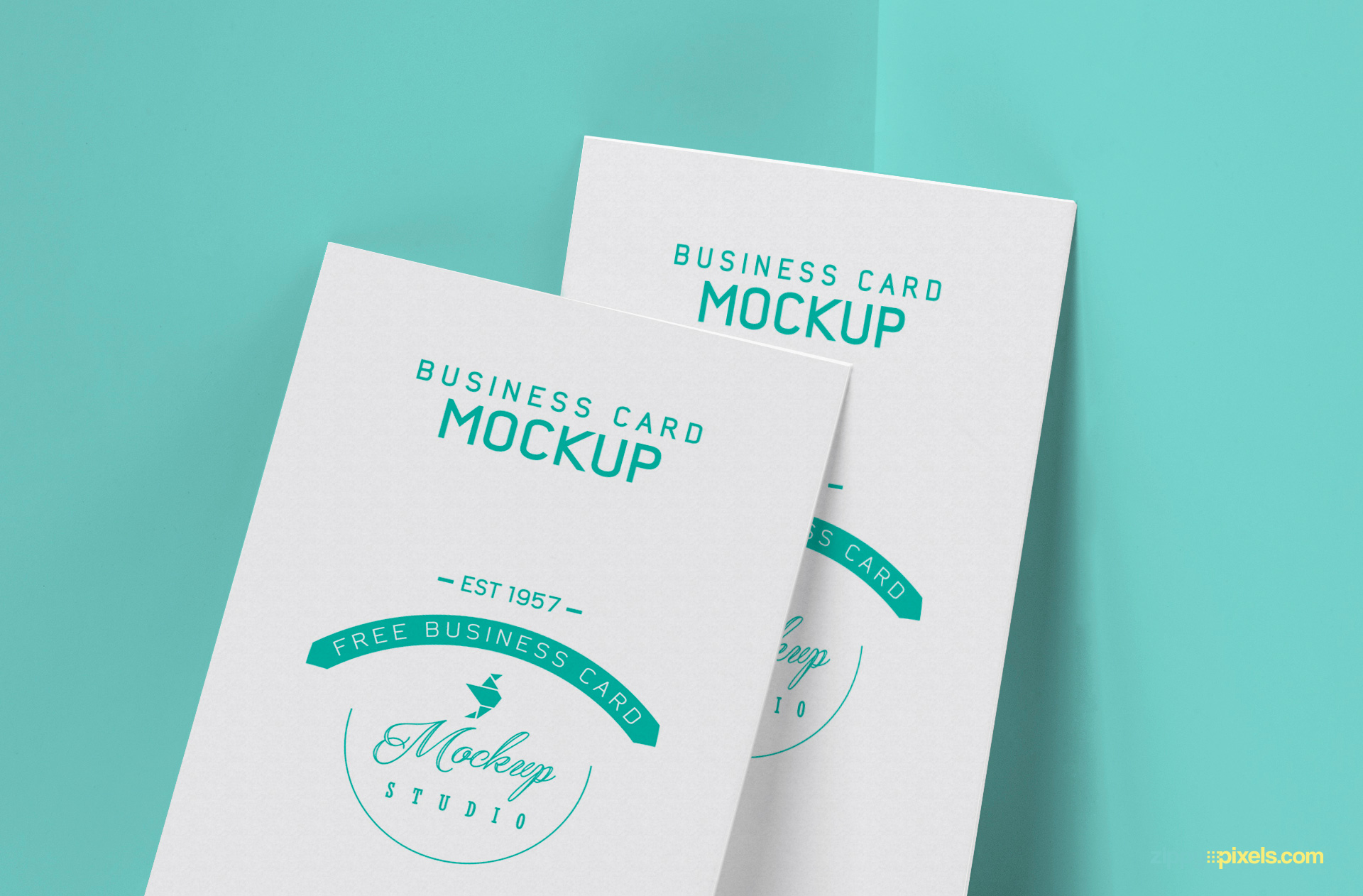 free visiting card with customizable front design