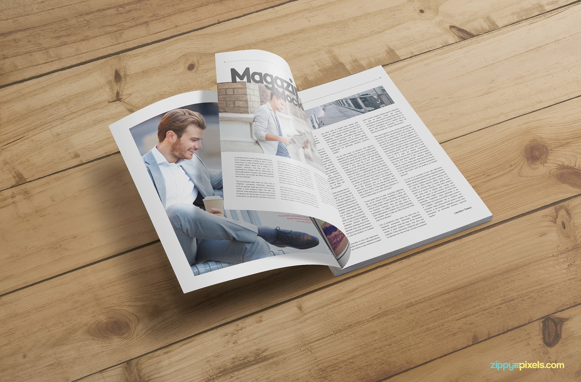 fashion magazine cover mockup design