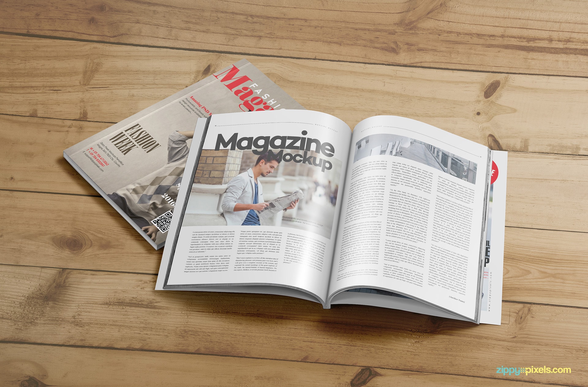 present all kinds of magazine designs