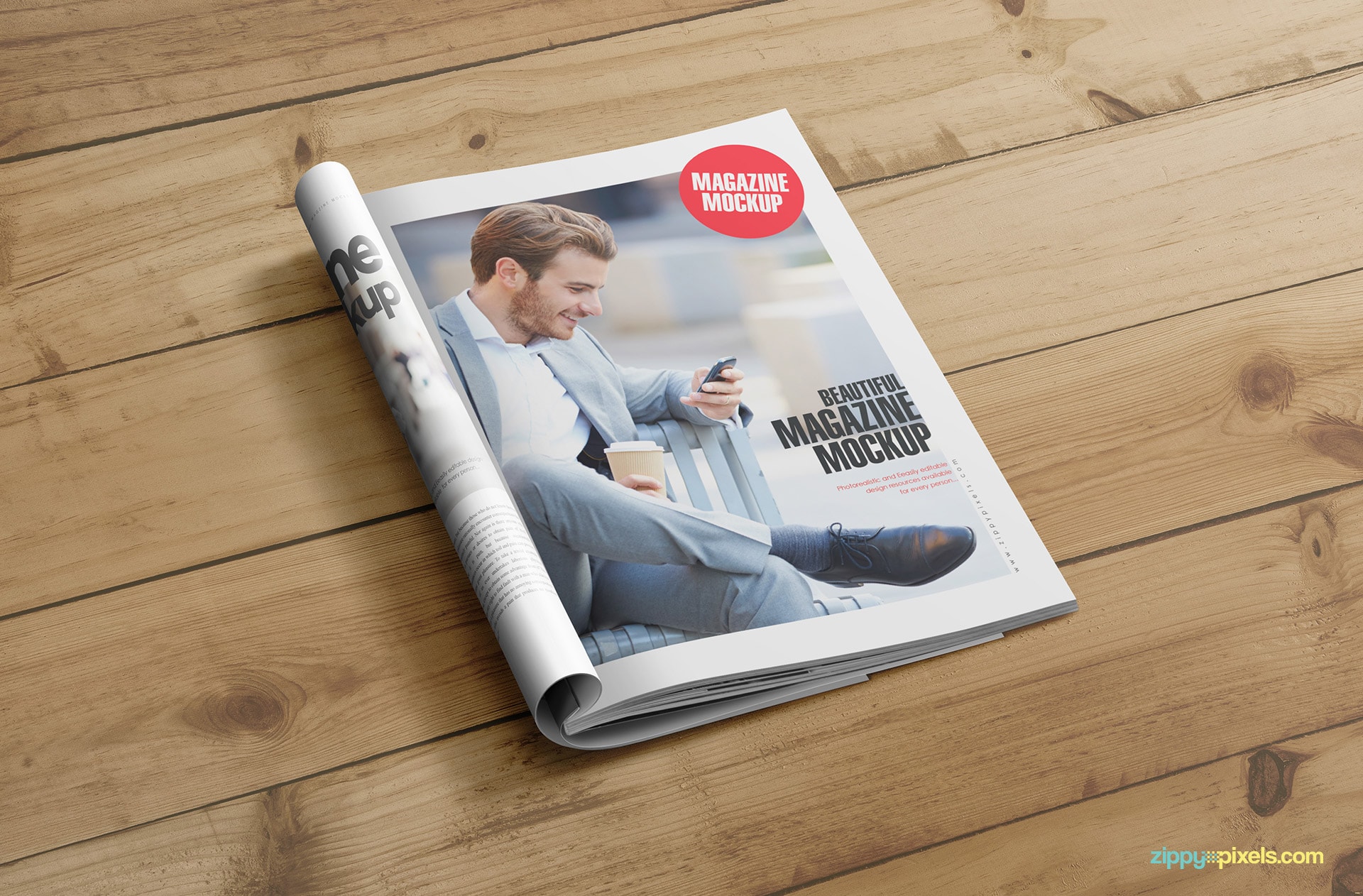 beautiful mockups for magazine designs