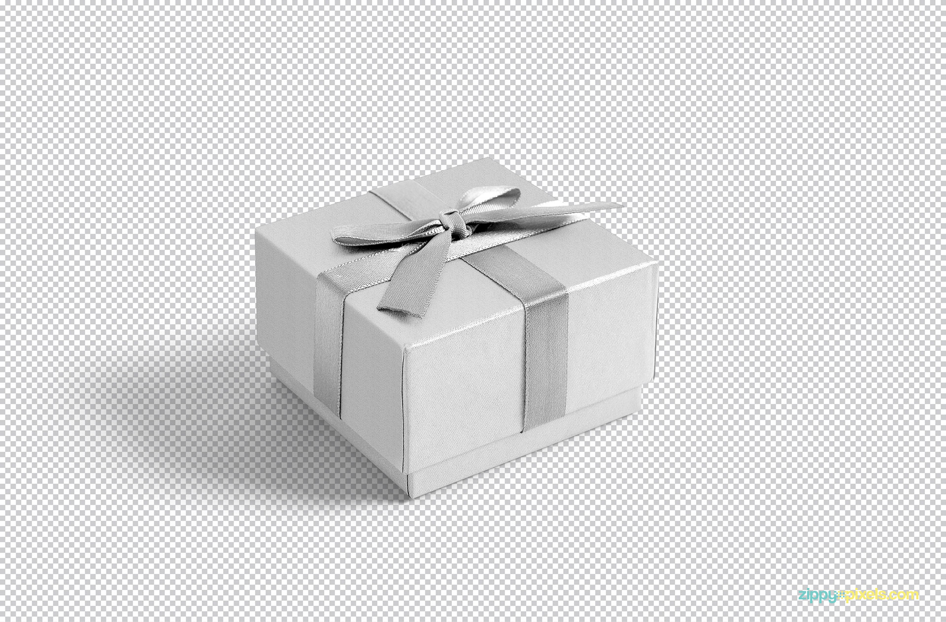 gift box mockup psd free which comes with full customization options