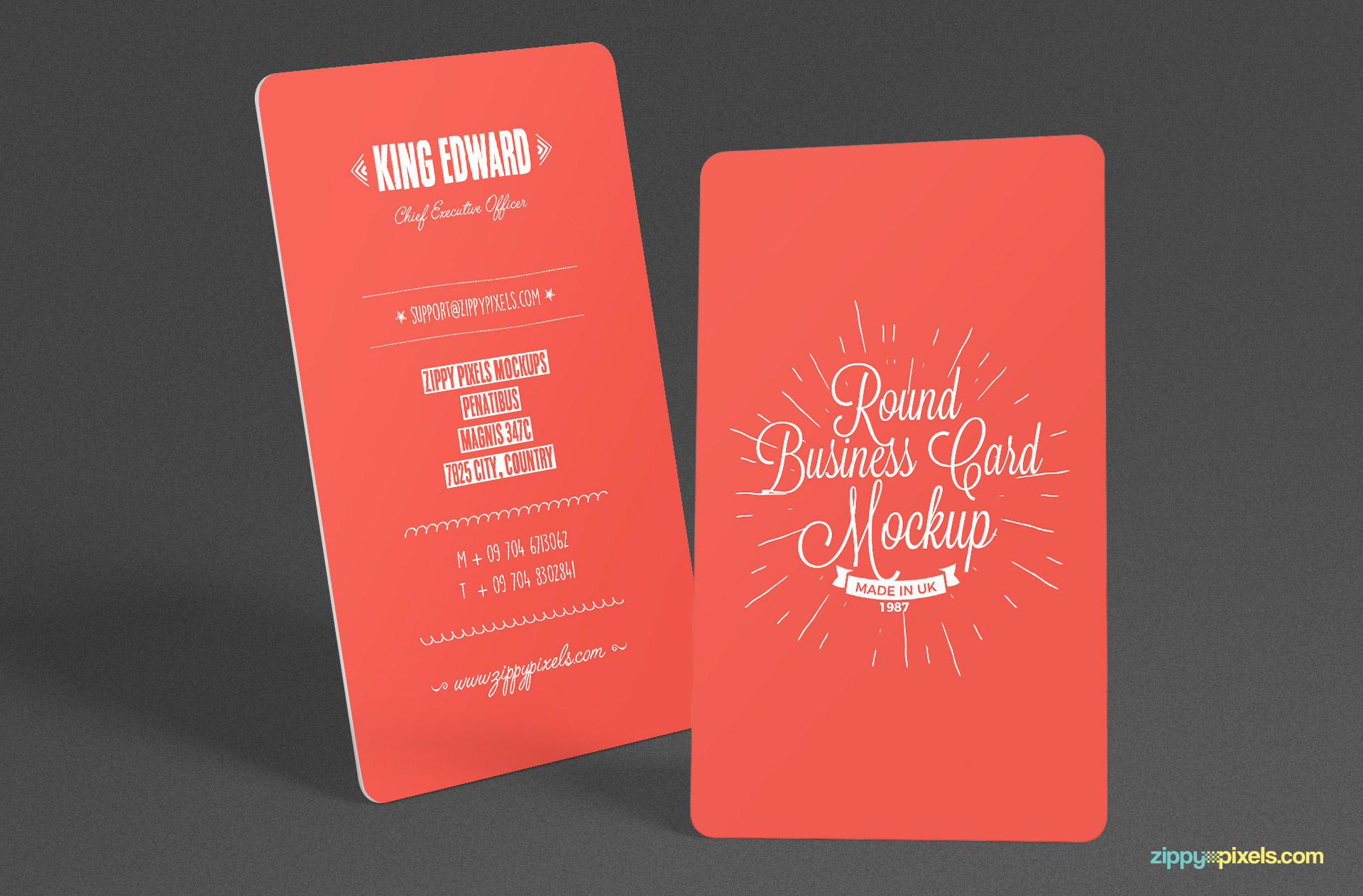 Free high res professional and corporate business card mockup