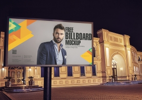 Free Billboard Mockup PSD