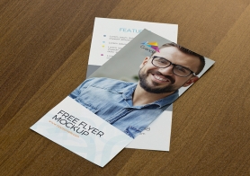 Free Attractive Flyer Mockup