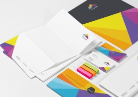 Free Stationery PSD Mockup Scene