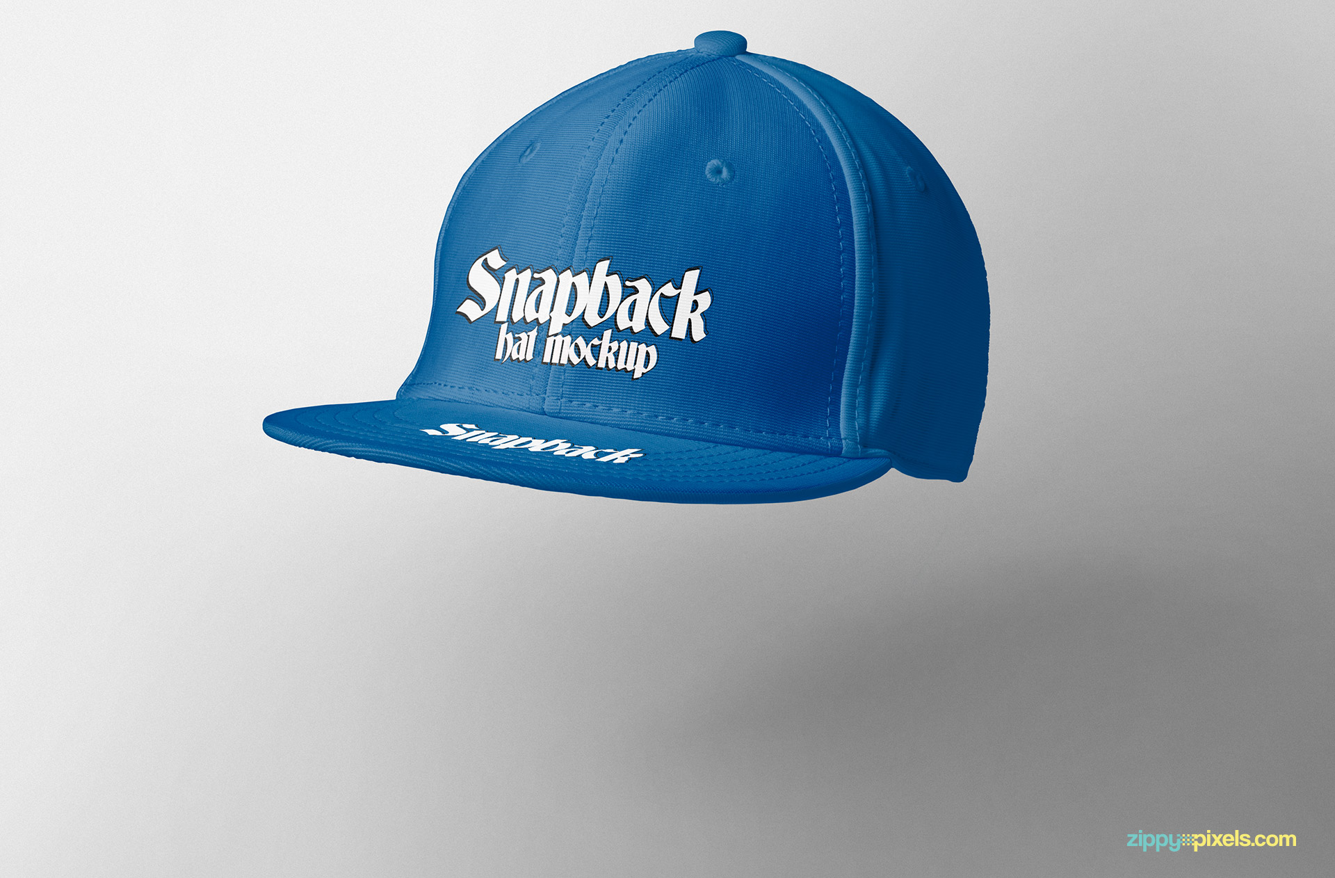 Move this snapback hat mockup anywhere on the scene.