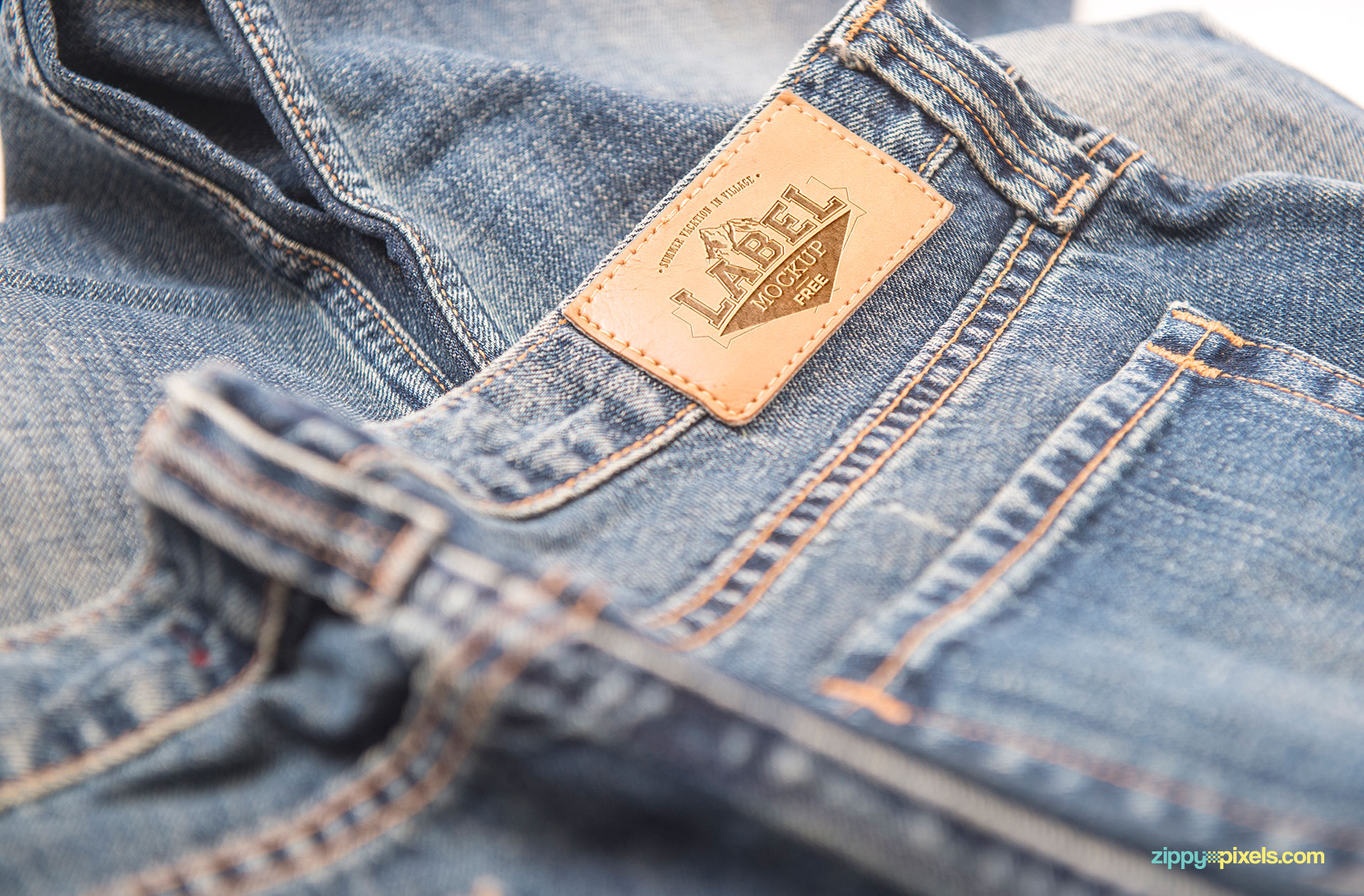 Free clothing label mockups.