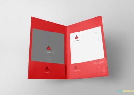 2 Free Outstanding Folder Mockups