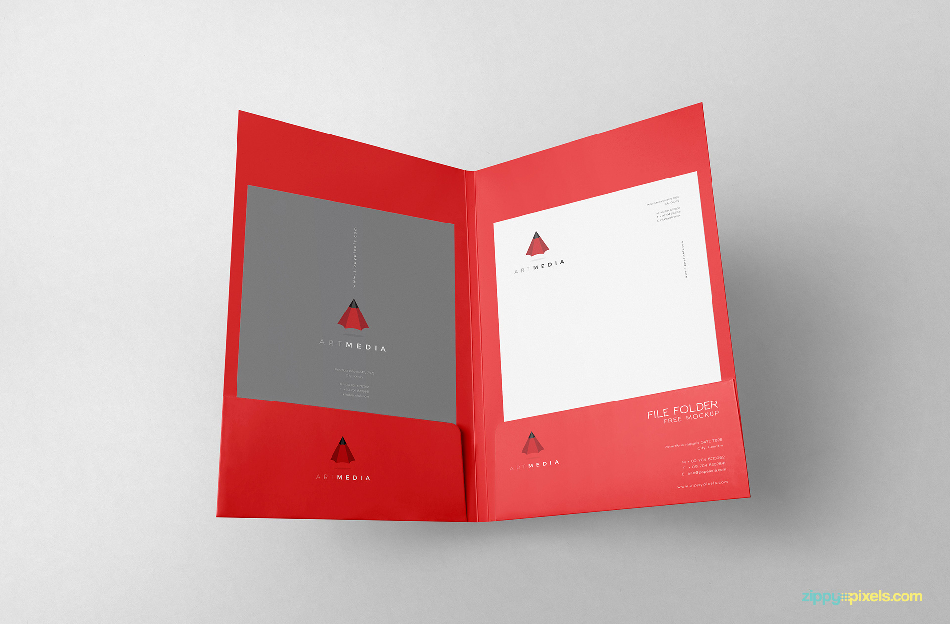 Free Outstanding Folder Mockups.