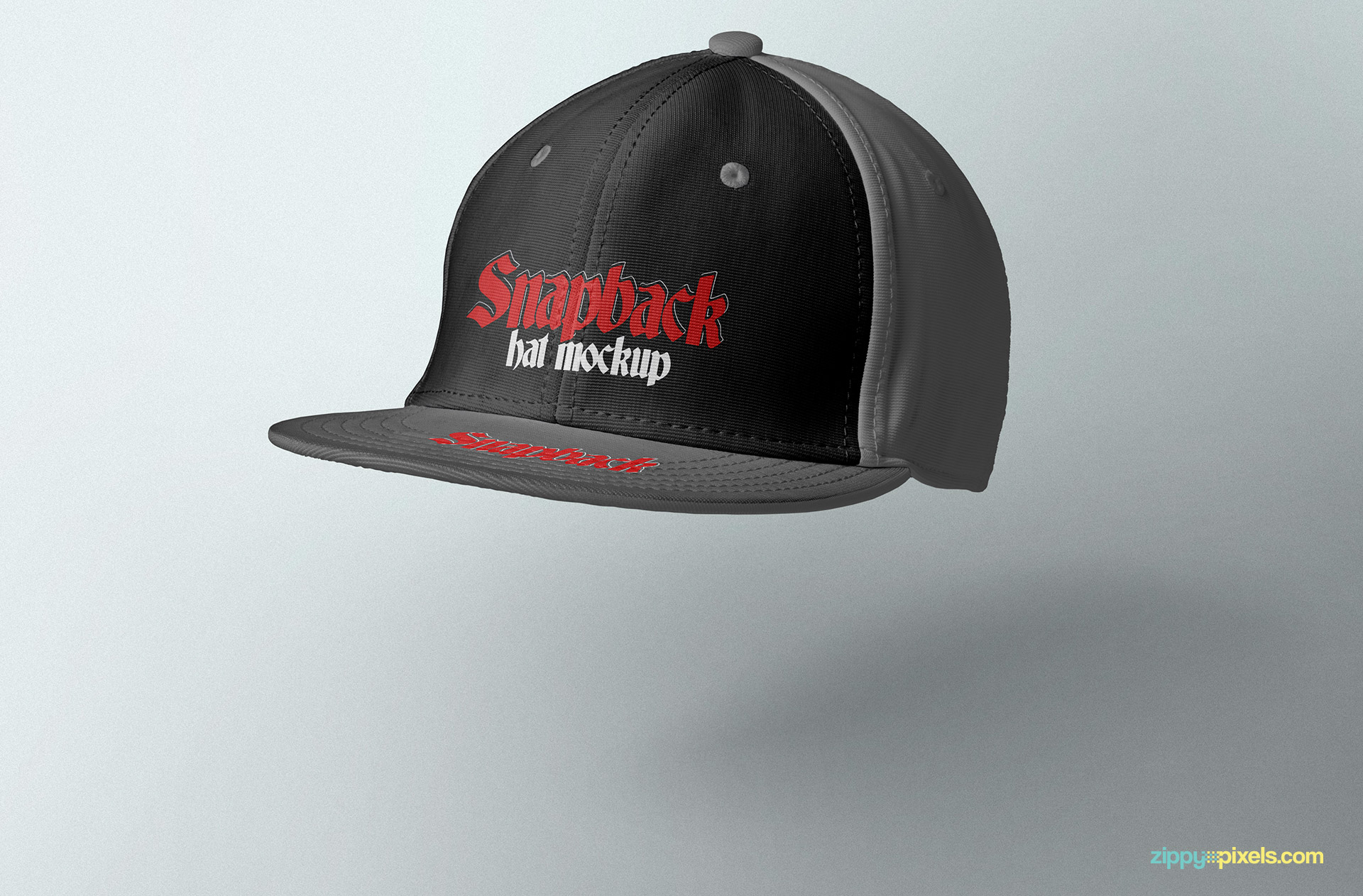 Fully customizable snapback mockup.