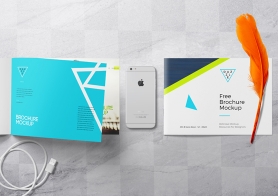 Free Brochure Mockup PSD