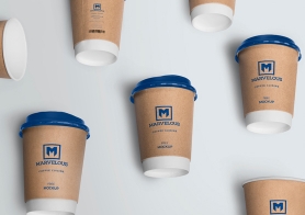 Free Awesome Coffee Cup Mockup