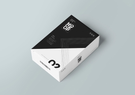 Free Customizable Card Box Mockup