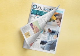 Free Brilliant Newspaper Adverts Mockup