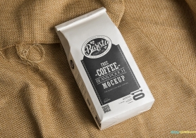Free Classic Coffee Bag Mockup