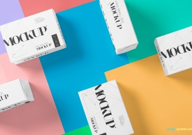 Free Beautiful Packaging Box Mockup