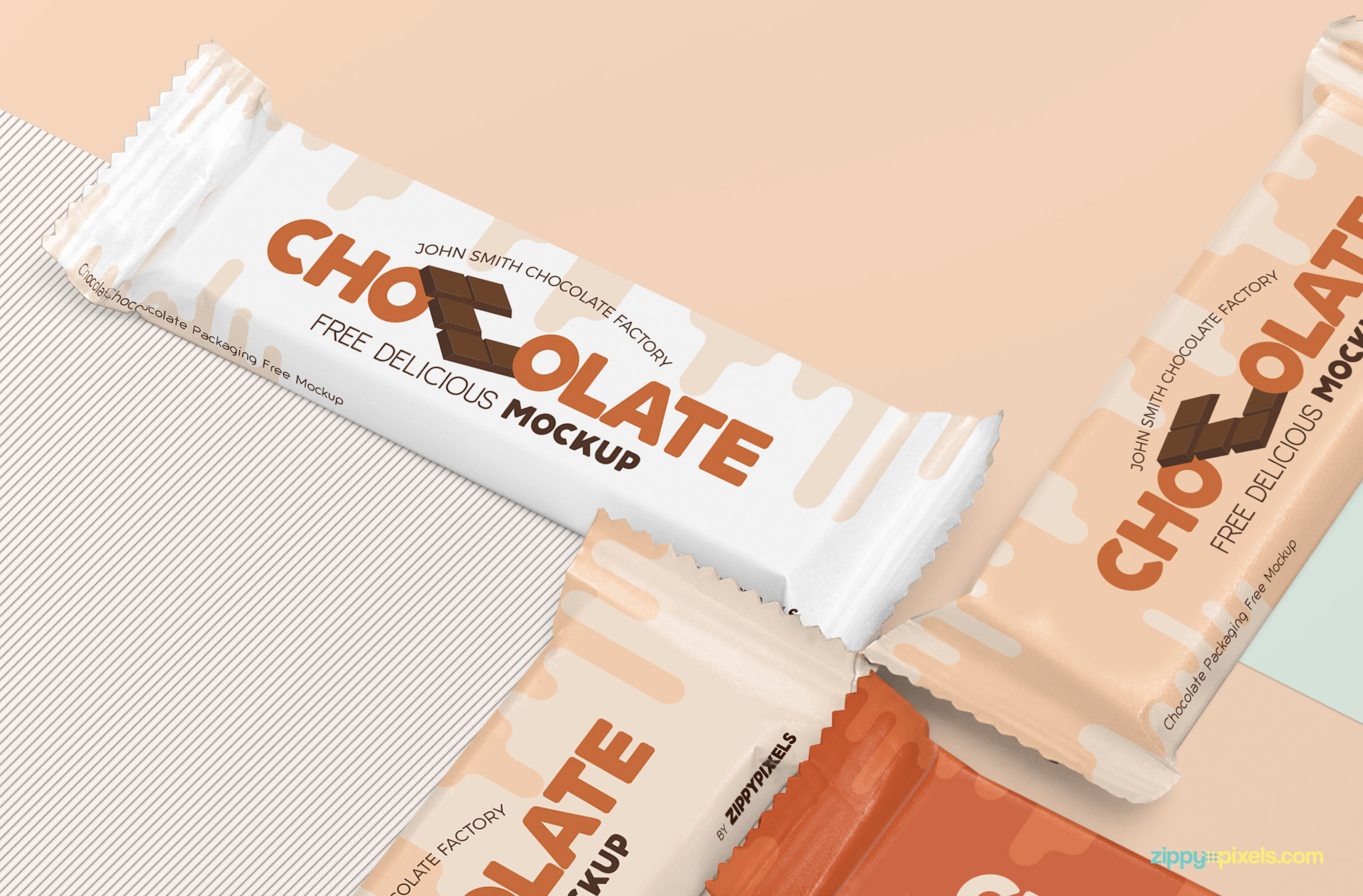 PSD of the chocolate mockup.