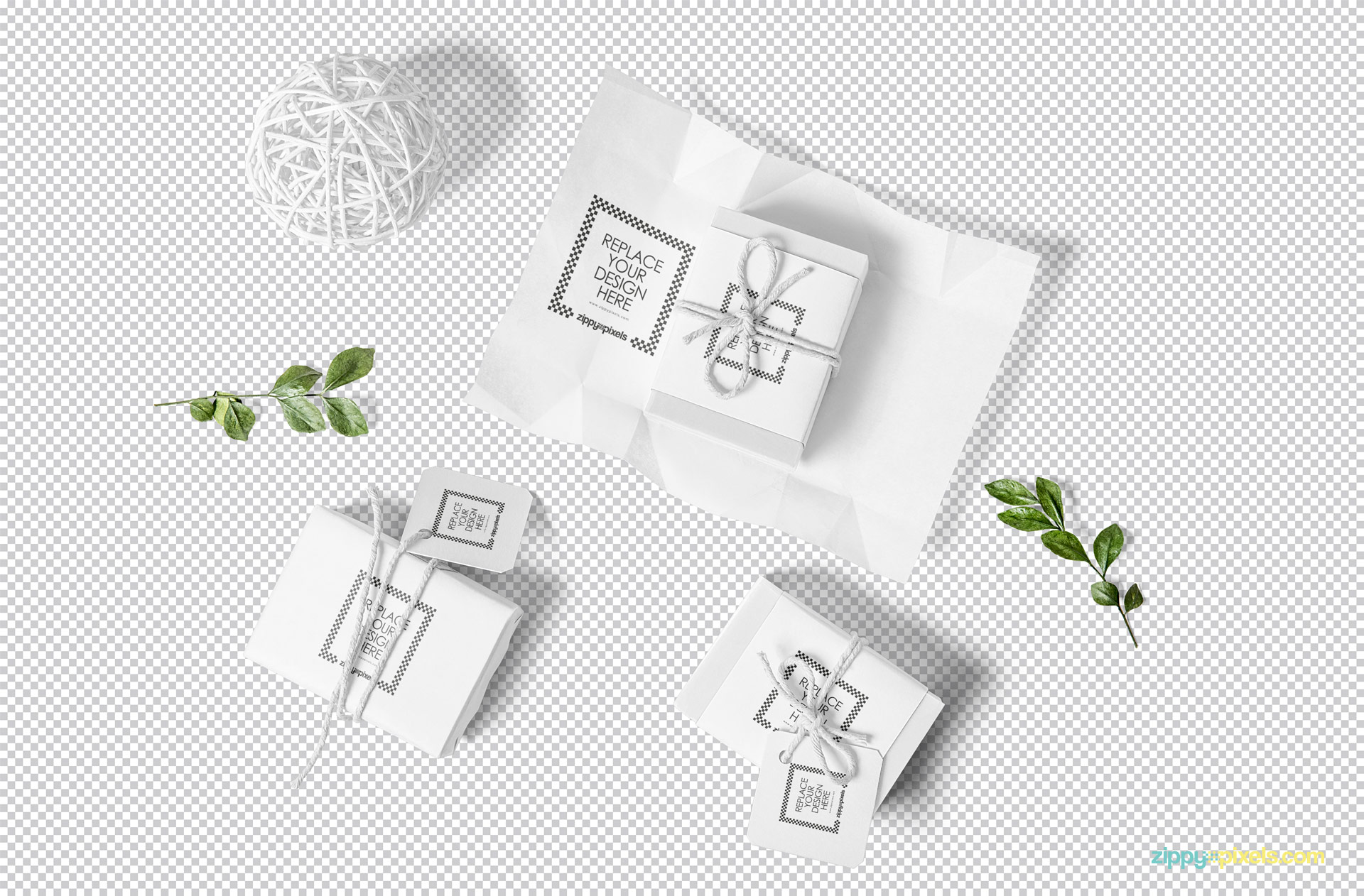 Use Photoshop to customize the craft soap packaging mockup.