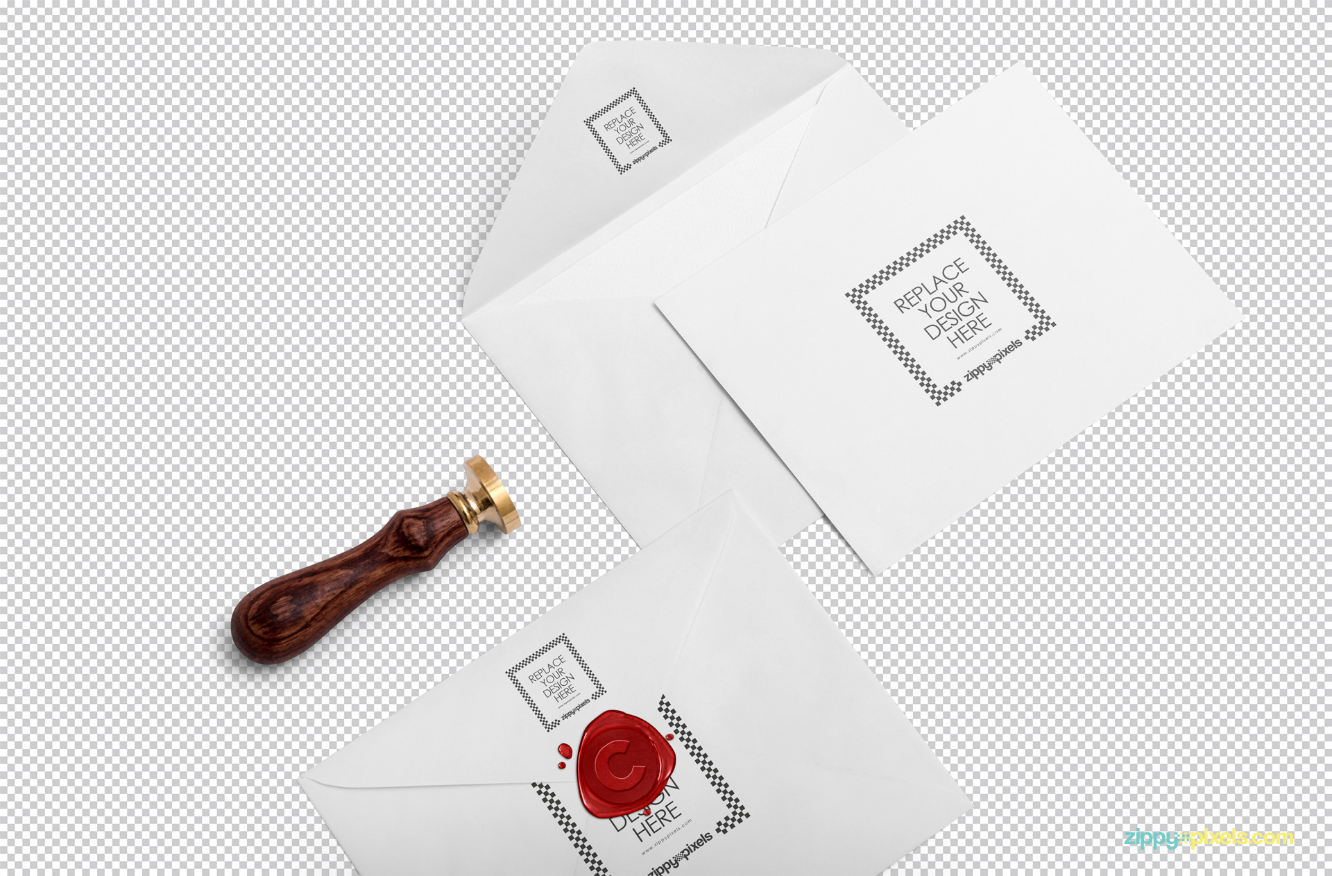 You can customize every single part of this invitation card mockup scene.