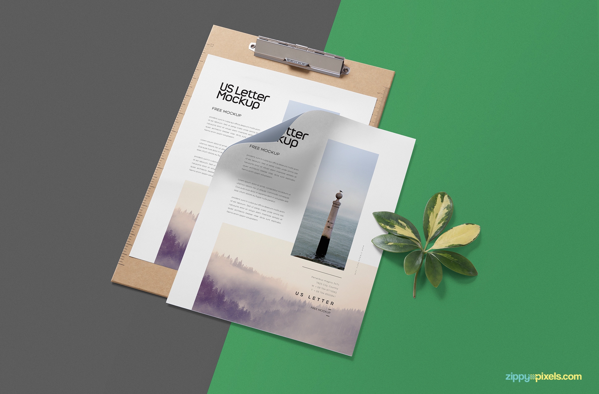 Free letterhead mock up.