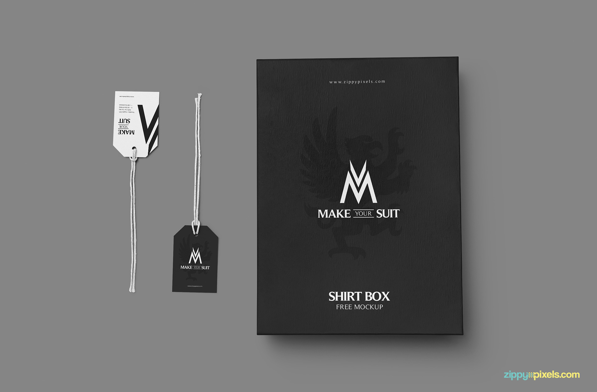 Free product packaging mockup.